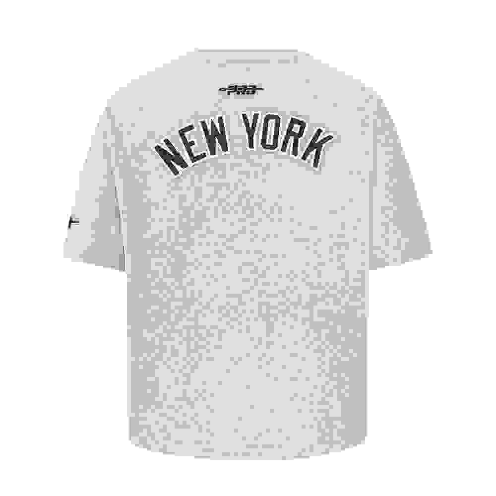 Pro Standard MLB New York Yankees Classic Big Girls' Grey Short Sleeve Boxy Top